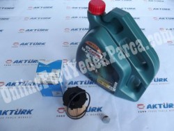 Orjinal - Castrol 4 Lt 5w 30 Lt Yağ , Dizel Yağ Filtresi Tam T6714 FDE , Kartel Tapası