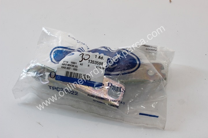 Connect 2002 Üstü <br> Sol Kaput Menteşe - 2T14 16801 AE