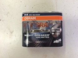H4 OSRAM Ampul - Night Breaker Unlimited Çift