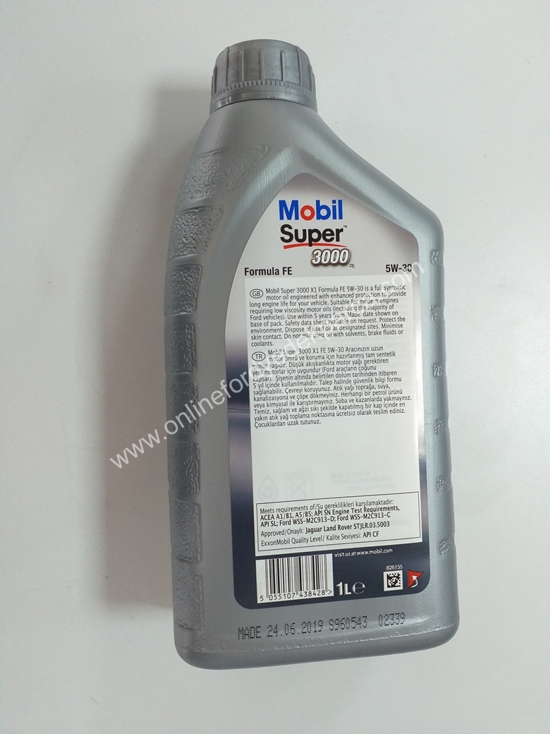 Mobil 1 5w30 Süper 3000 Motor Yağı 1 Litre